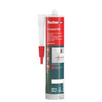 Fischer 503317 Crystal / Clear Construction Adhesive Sealant MS 290ml - FS503317